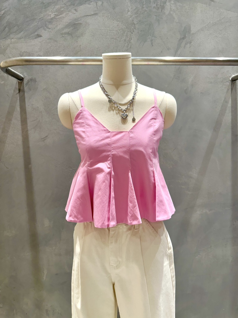 KIFF韓國㊣直郵東大門代購女裝新品25春夏休閑熱賣吊帶背心KIFF吊帶/背心