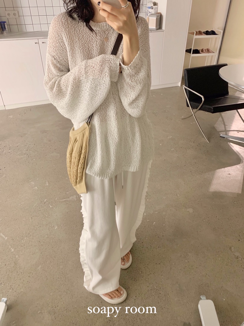 SOAPYROOM韓國直郵㊣東大門實拍女裝新品時尚職業25春夏休閑褲SOAPYROOM休閑褲