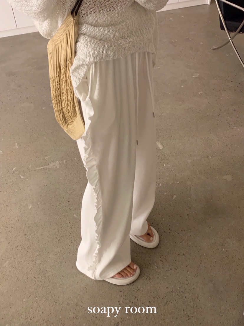 SOAPYROOM韓國直郵㊣東大門實拍女裝新品時尚職業25春夏休閑褲SOAPYROOM休閑褲