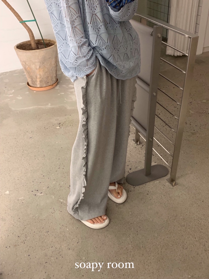 SOAPYROOM韓國直郵㊣東大門實拍女裝新品時尚職業25春夏休閑褲SOAPYROOM休閑褲