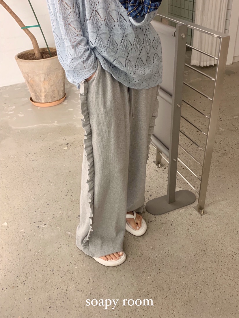 SOAPYROOM韓國直郵㊣東大門實拍女裝新品時尚職業25春夏休閑褲SOAPYROOM休閑褲