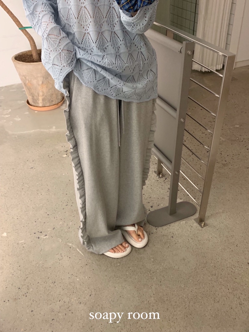 SOAPYROOM韓國直郵㊣東大門實拍女裝新品時尚職業25春夏休閑褲SOAPYROOM休閑褲