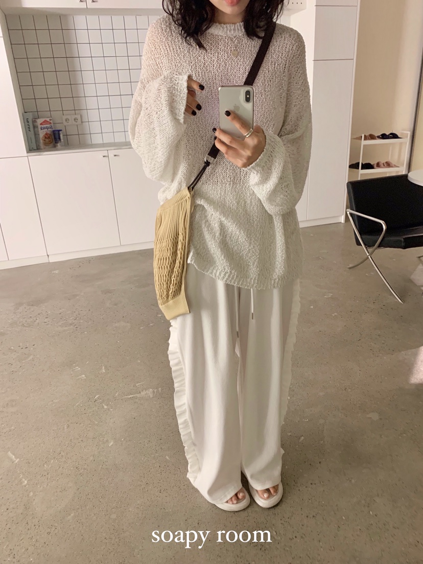 SOAPYROOM直郵韓國代購㊣女裝新品人氣熱賣職業推薦時尚針織衫SOAPYROOM針織衫