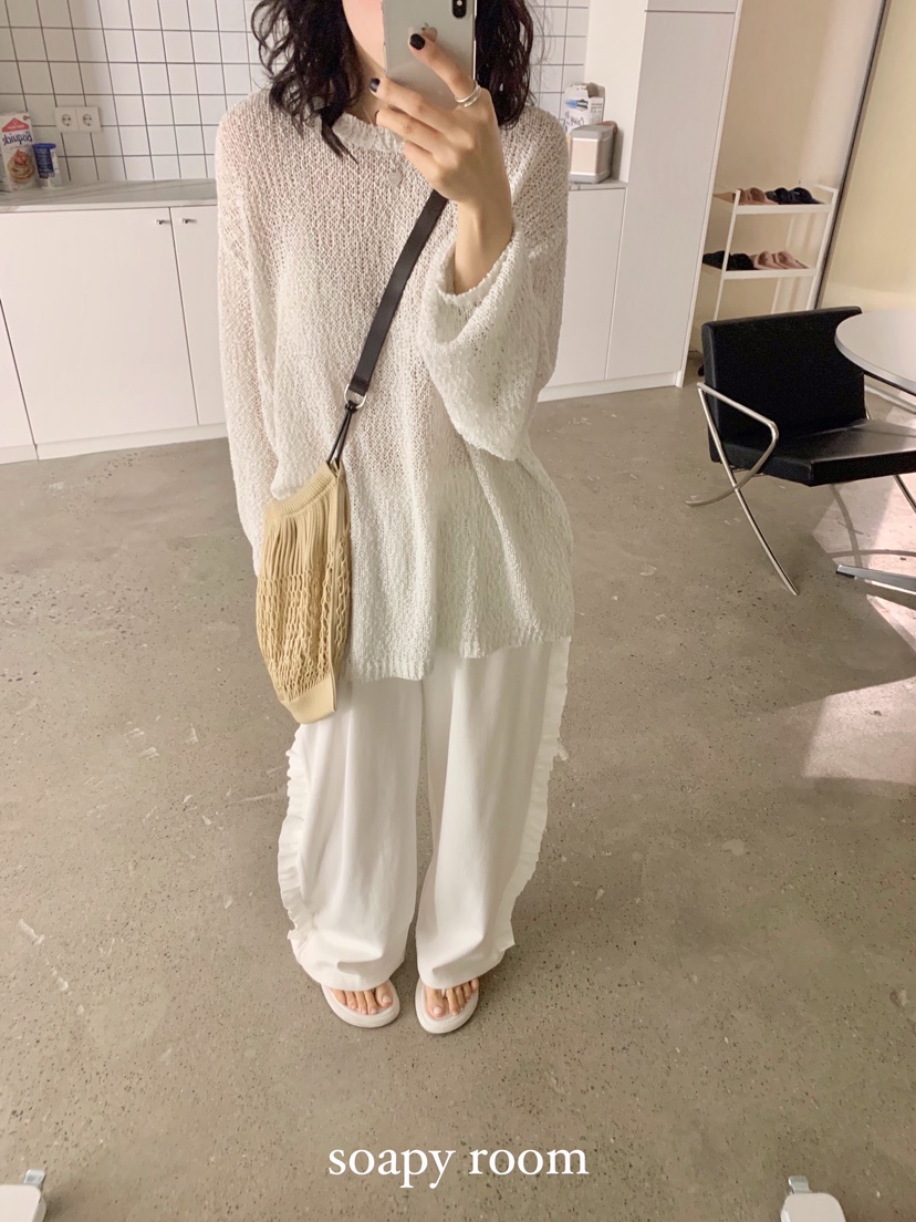 SOAPYROOM直郵韓國代購㊣女裝新品人氣熱賣職業推薦時尚針織衫SOAPYROOM針織衫