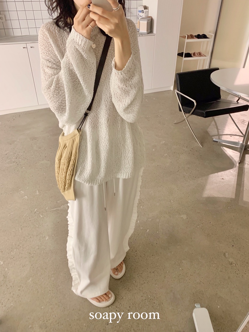 SOAPYROOM直郵韓國代購㊣女裝新品人氣熱賣職業推薦時尚針織衫SOAPYROOM針織衫