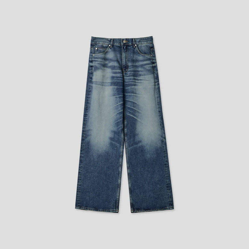 WELLDONEMINED韓國㊣直郵東大門代購女裝新品25春夏熱賣牛仔褲WELLDONEMINED牛仔褲