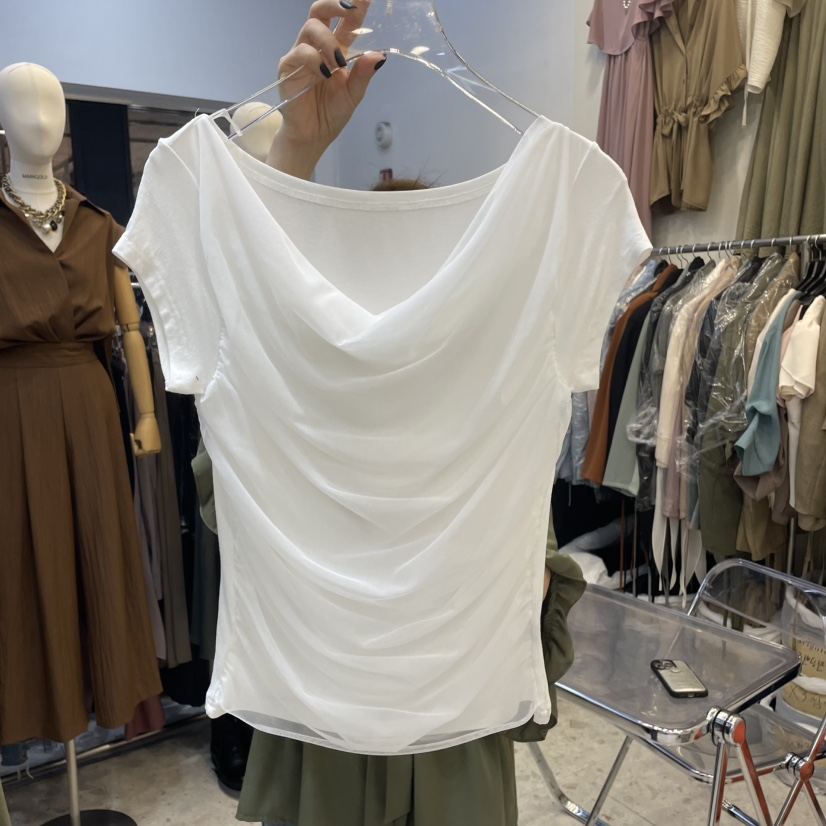 MARIGOLD韓國直郵㊣女裝新品25春夏推薦職業休閑時尚人氣T恤MARIGOLDT恤