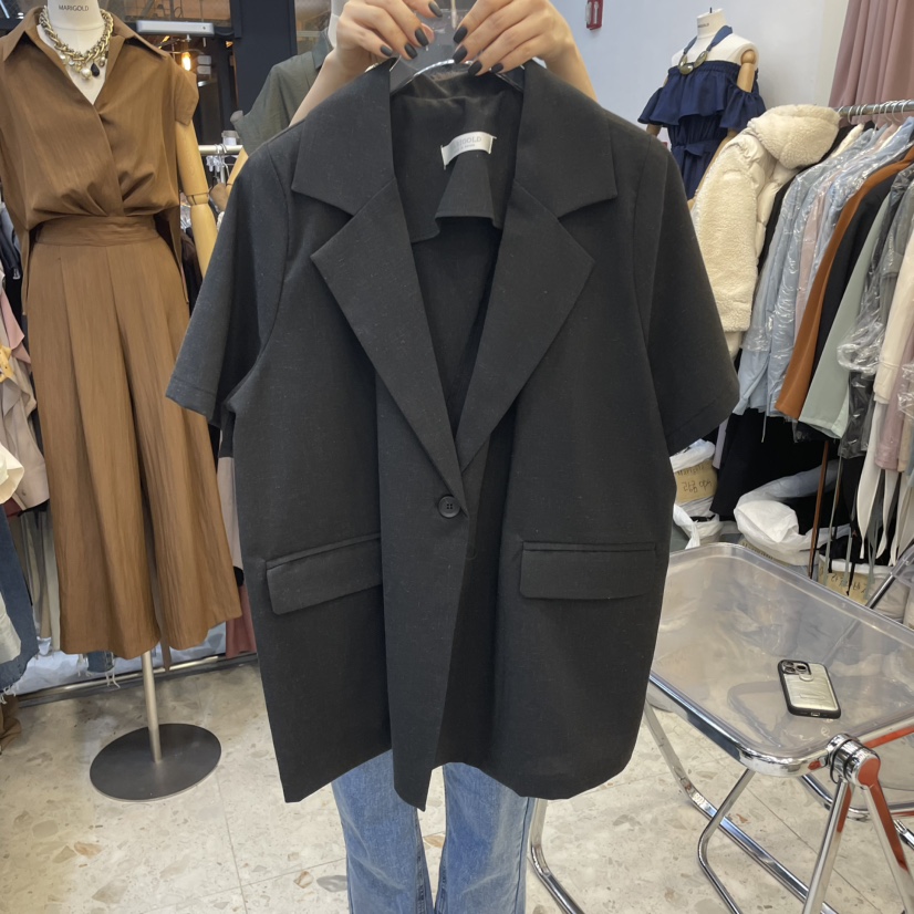 MARIGOLD直郵韓國代購㊣女裝新品25春夏休閑人氣時尚推薦夾克MARIGOLD夾克圖色2