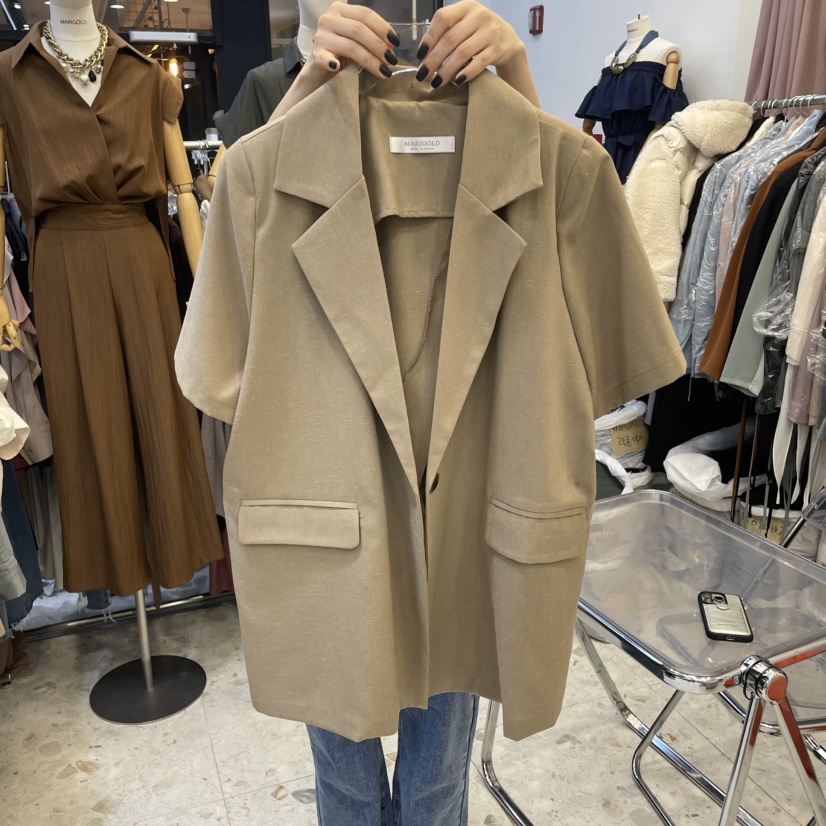 MARIGOLD直郵韓國代購㊣女裝新品25春夏休閑人氣時尚推薦夾克MARIGOLD夾克圖色3
