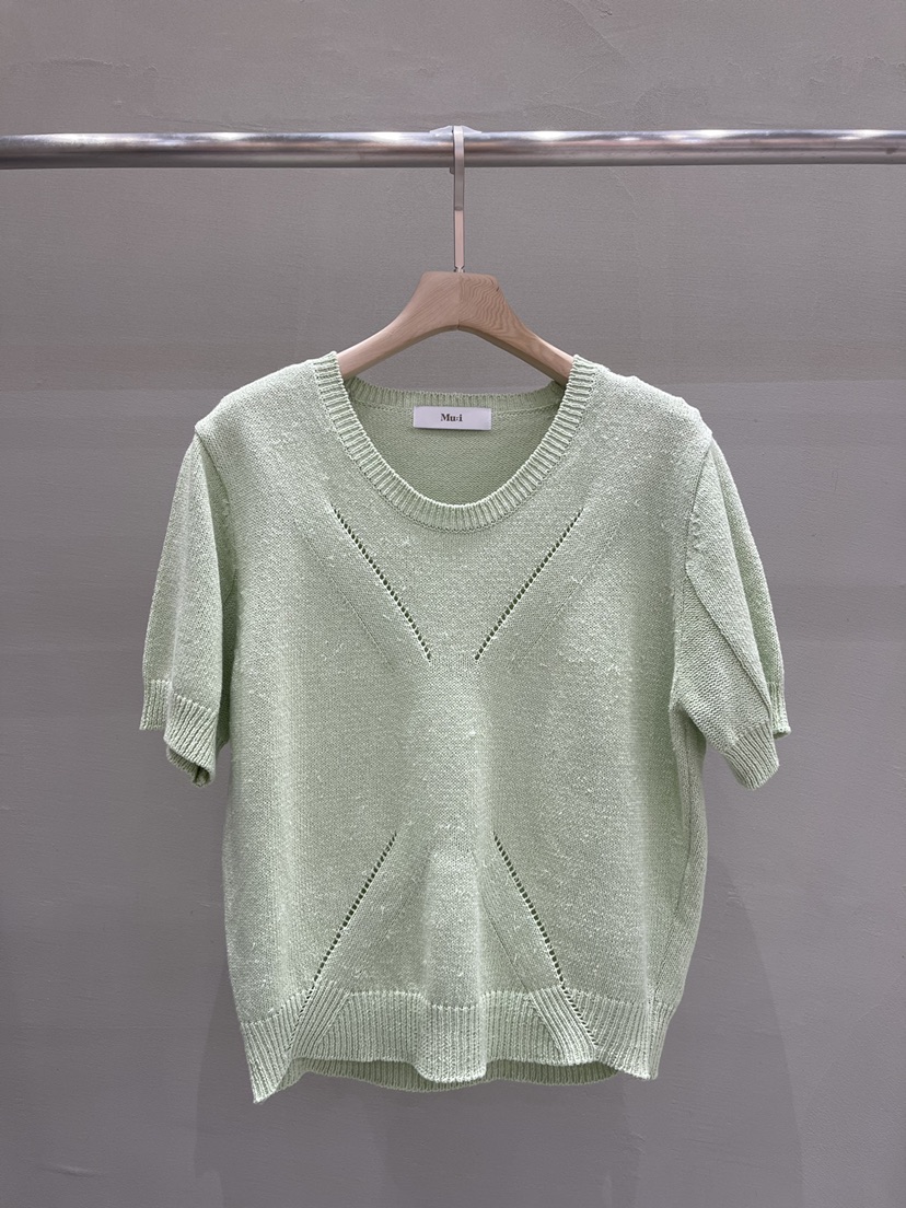 MU i韓國㊣直郵東大門代購女裝新品休閑時尚職業人氣針織衫A.b/AUTUMN BEIGE針織衫圖色2