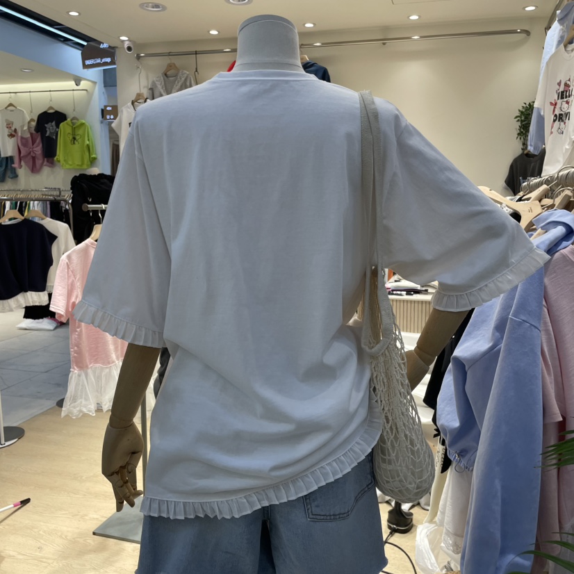 UNDERSTAR_VINTAGE韓國直郵㊣東大門實拍女裝新品時尚25春夏T恤UNDERSTAR_VINTAGET恤