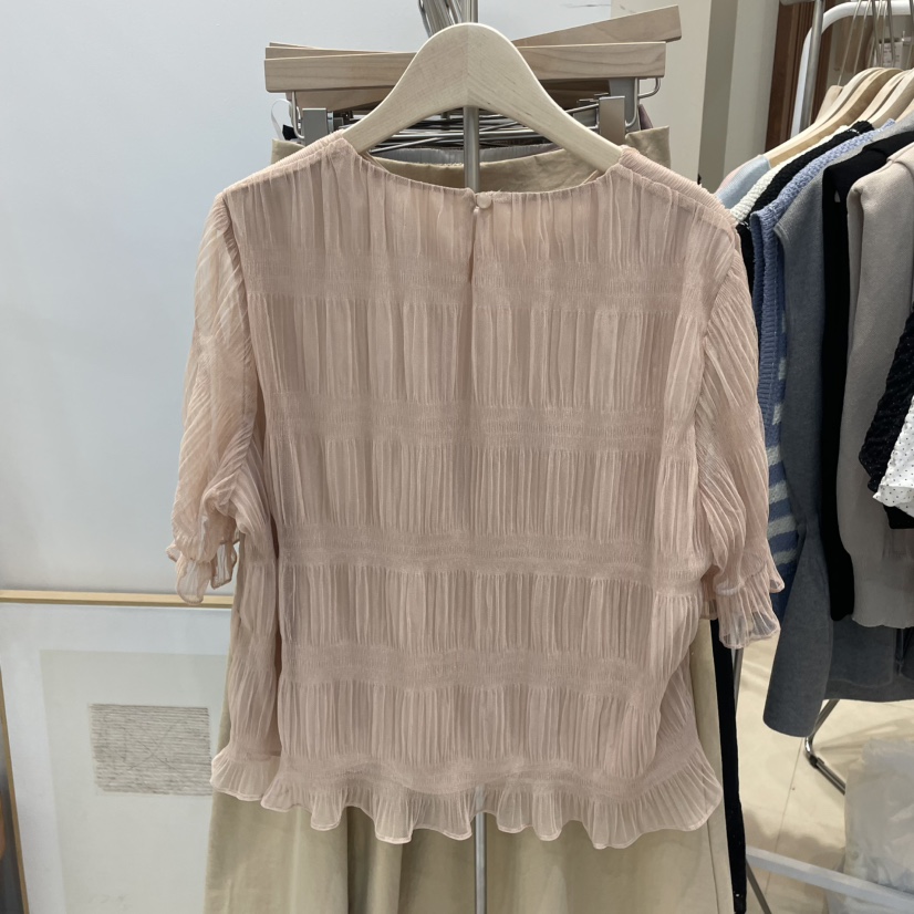 J&amp;C韓國直郵㊣女裝新品職業休閑人氣25春夏襯衫蕾絲衫J&C/J.BLANC襯衫/蕾絲衫