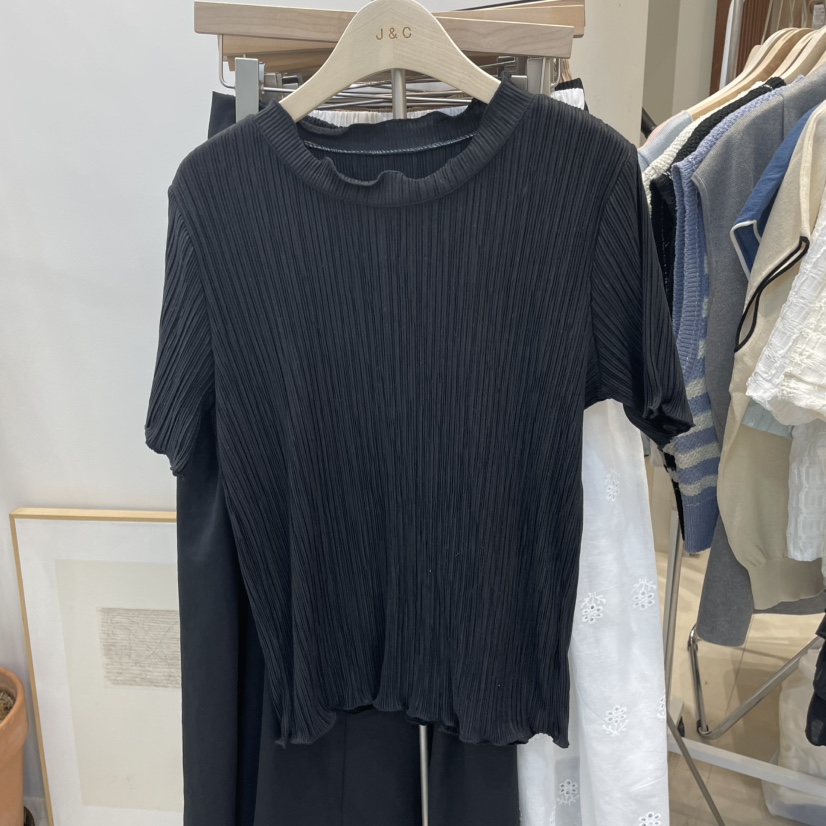 J&amp;C韓國直郵㊣東大門實拍女裝新品熱賣25春夏休閑人氣T恤J&C/J.BLANCT恤圖色3