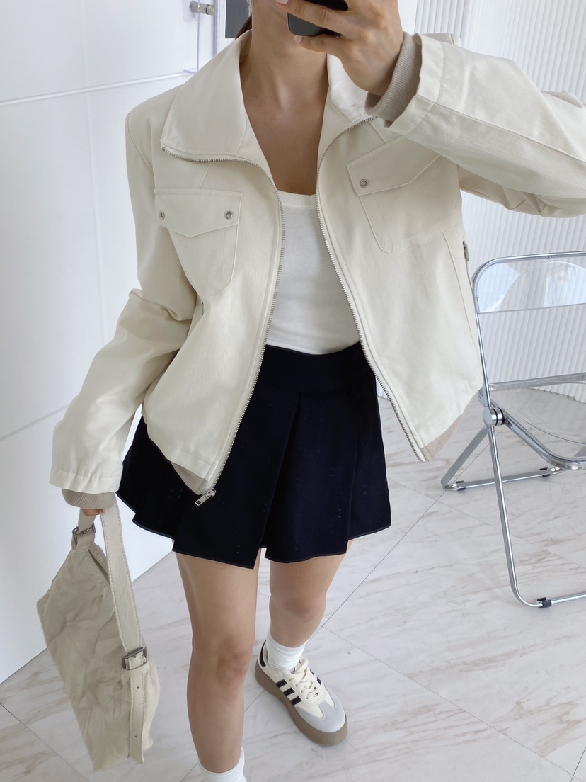 CLOTH韓國㊣直郵東大門代購女裝新款推薦時尚人氣休閑熱賣夾克CLOTH夾克