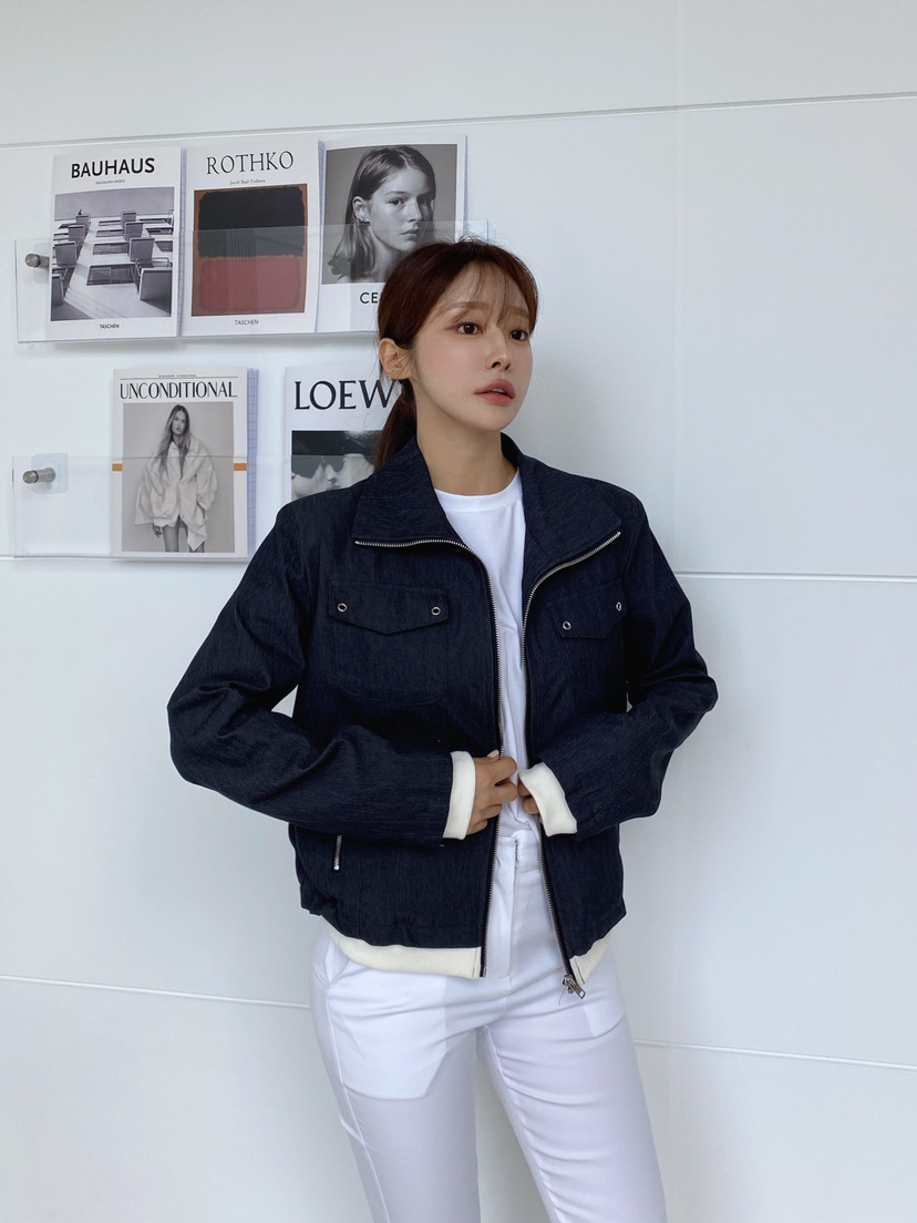 CLOTH韓國㊣直郵東大門代購女裝新款推薦時尚人氣休閑熱賣夾克CLOTH夾克圖色2