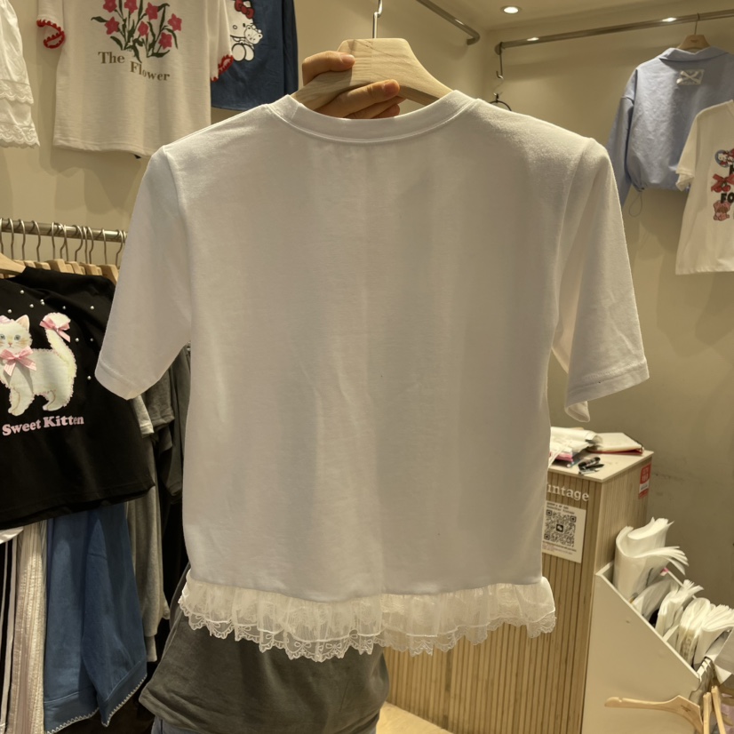 UNDERSTAR_VINTAGE直郵韓國代購㊣女裝新品熱賣25春夏推薦T恤UNDERSTAR_VINTAGET恤