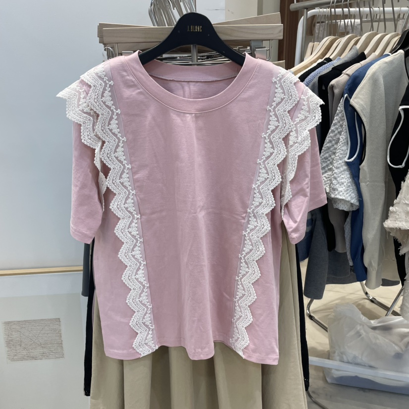 J&amp;C直郵韓國代購㊣女裝新品推薦職業熱賣休閑時尚人氣T恤J&C/J.BLANCT恤圖色3