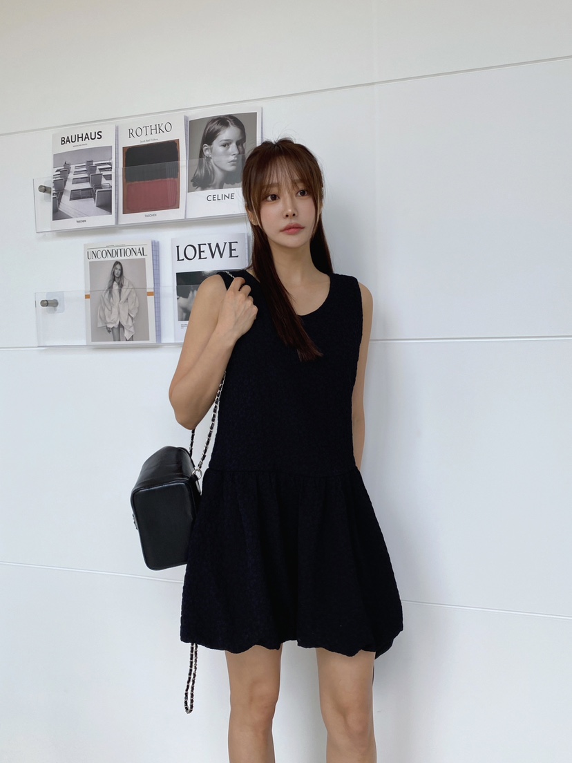 CLOTH直郵韓國代購㊣女裝新品熱賣休閑25春夏推薦人氣連衣裙CLOTH連衣裙圖色2