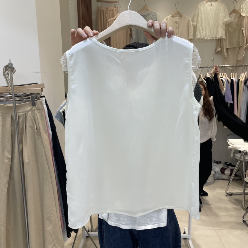 J&amp;C韓國㊣直郵東大門代購女裝新品熱賣休閑推薦吊帶背心J&C/J.BLANC吊帶/背心