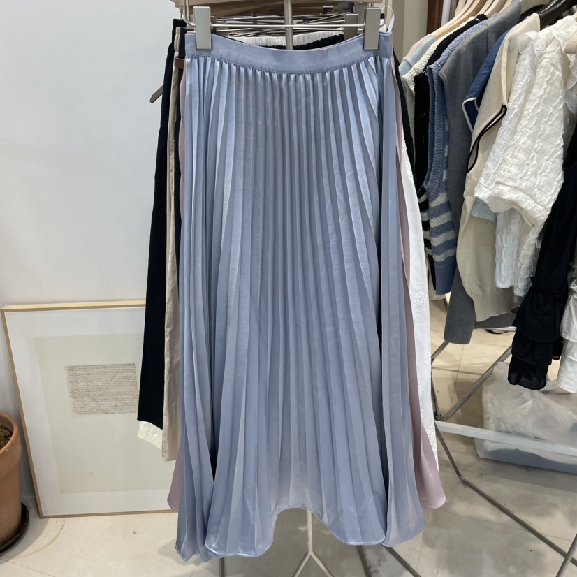 J&amp;C韓國㊣直郵東大門代購女裝新品職業半身裙中短裙褶皺J&C/J.BLANC半身裙/中短裙