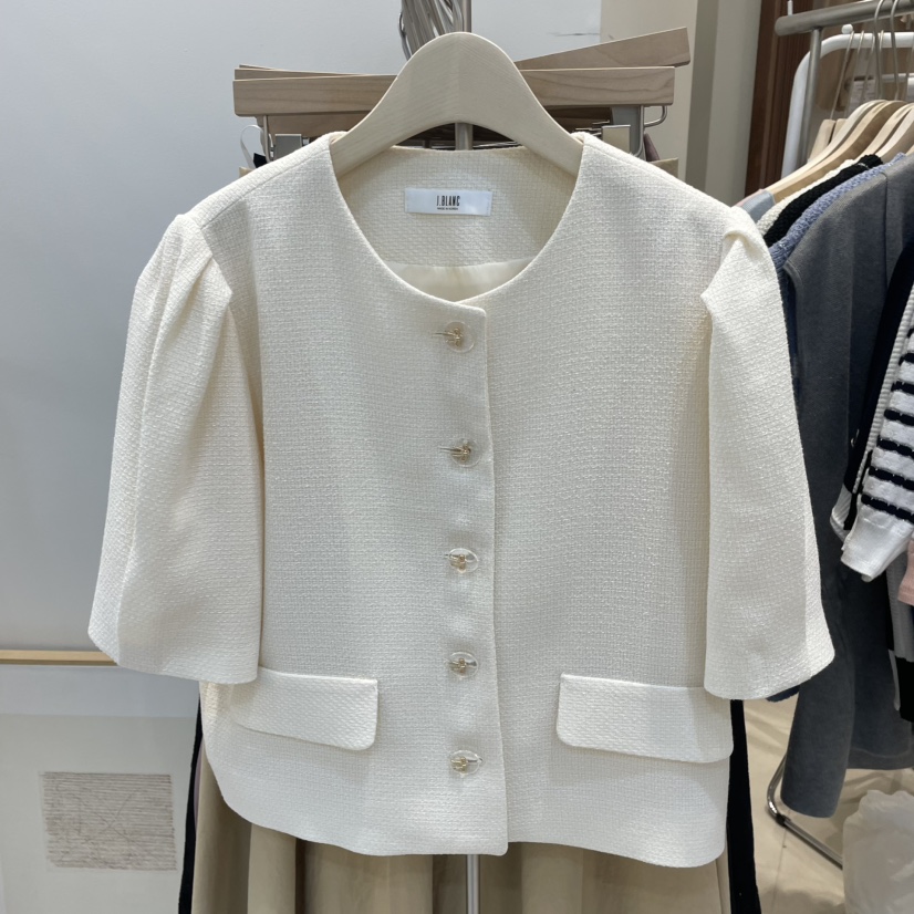 J&amp;C韓國直郵㊣女裝新品休閑推薦人氣職業25春夏熱賣夾克J&C/J.BLANC夾克圖色1