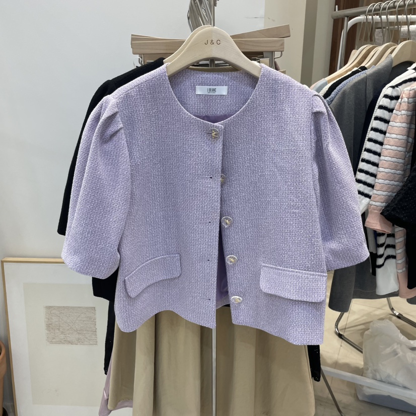 J&amp;C韓國直郵㊣女裝新品休閑推薦人氣職業25春夏熱賣夾克J&C/J.BLANC夾克圖色3
