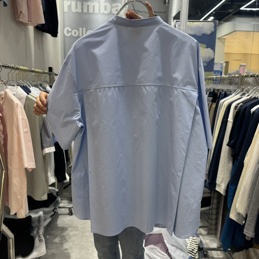 RUMBA韓國直郵㊣東大門實拍女裝新品推薦25春夏襯衫蕾絲衫鏤空RUMBA襯衫/蕾絲衫