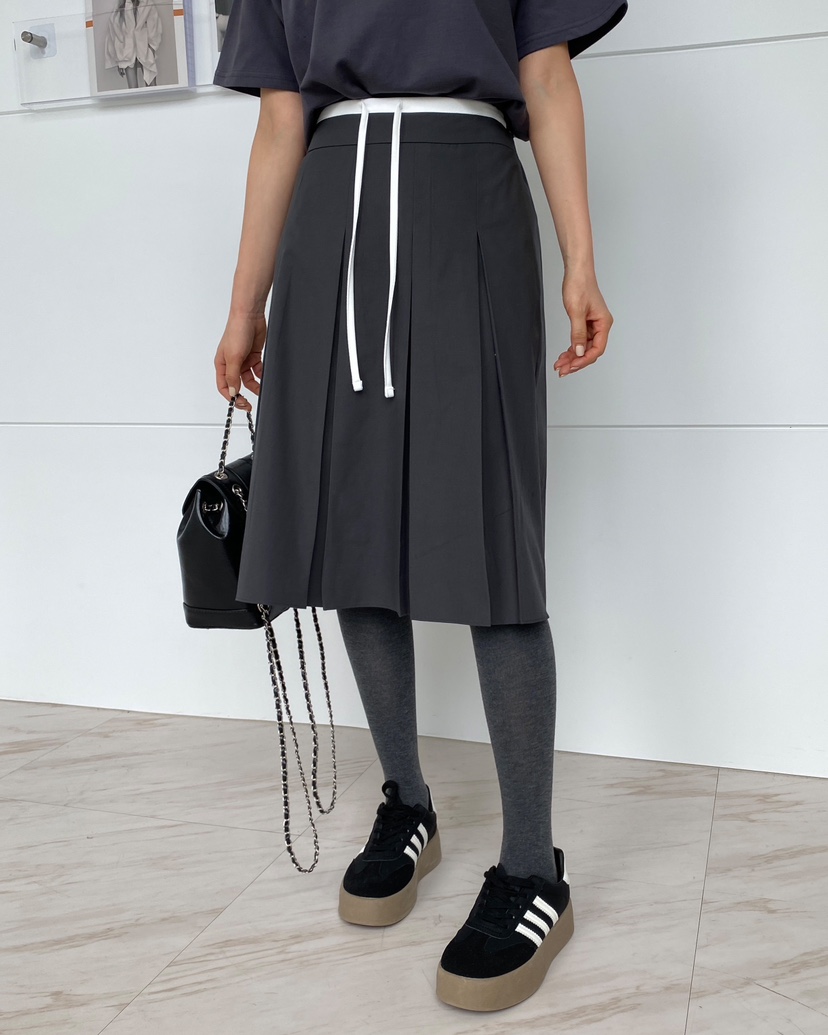 CLOTH韓國直郵㊣女裝新品推薦人氣時尚休閑熱賣半身裙中短裙CLOTH半身裙/中短裙圖色2