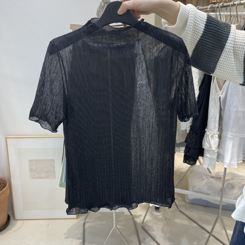 J&amp;C韓國直郵㊣女裝新品推薦休閑25春夏熱賣時尚人氣T恤J&C/J.BLANCT恤圖色3