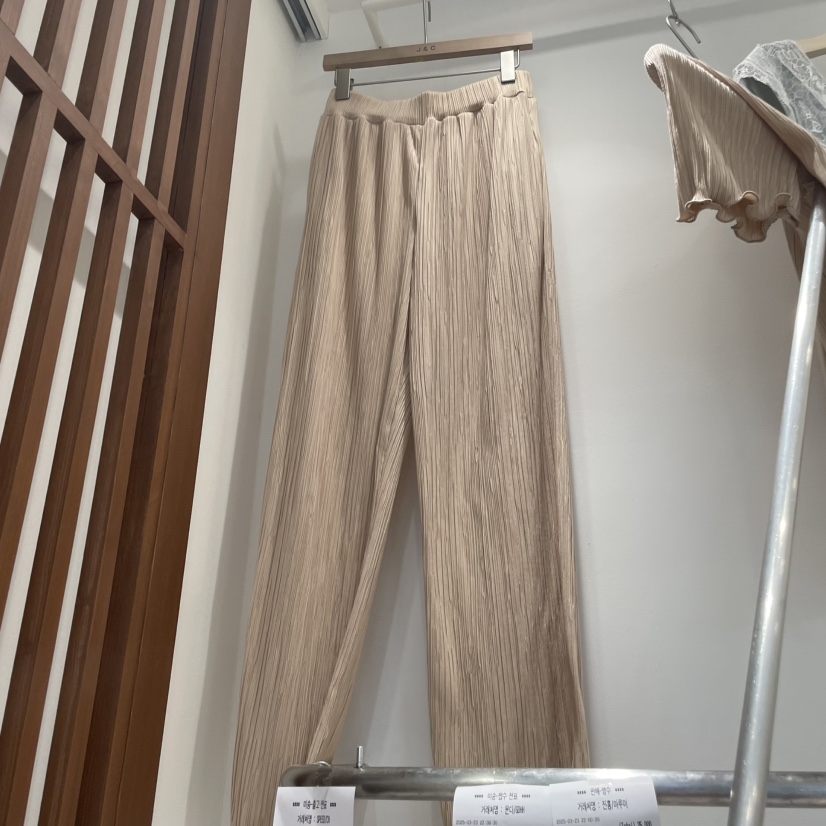 J&amp;C直郵韓國代購㊣女裝新品推薦時尚25春夏休閑褲柔軟J&C/J.BLANC休閑褲圖色4