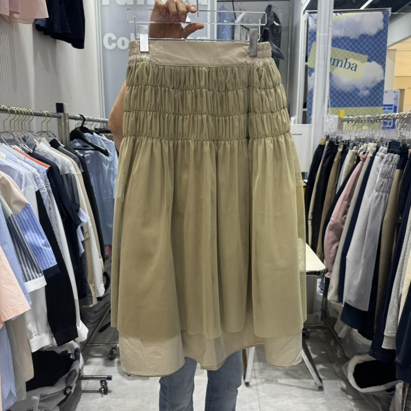 RUMBA直郵韓國代購㊣女裝新品職業推薦25春夏時尚半身裙中短裙RUMBA半身裙/中短裙圖色2