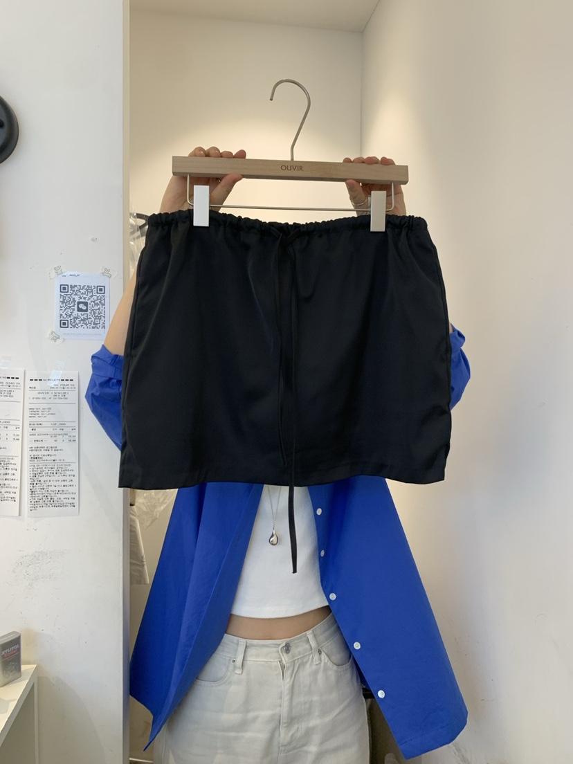 OUVIR直郵韓國代購㊣女裝新款休閑25春夏職業推薦熱賣時尚短裙O.V.R/OUVIR短裙圖色3