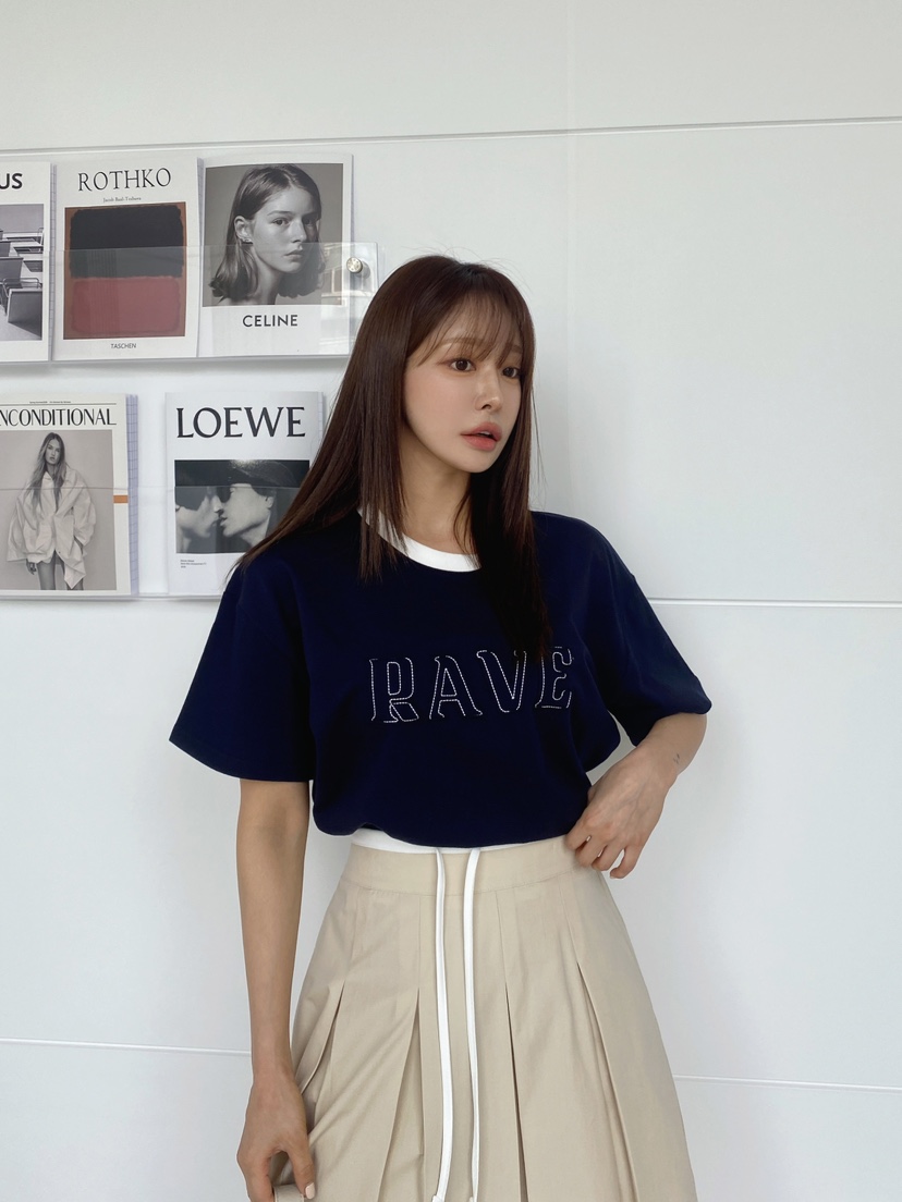 CLOTH韓國直郵㊣女裝新品25春夏時尚休閑熱賣人氣職業推薦T恤CLOTHT恤