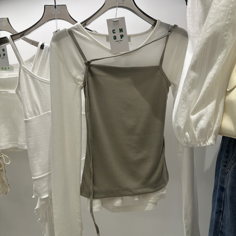 COME OPEN韓國㊣直郵東大門代購女裝新品熱賣25春夏吊帶背心COME OPEN吊帶/背心圖色3