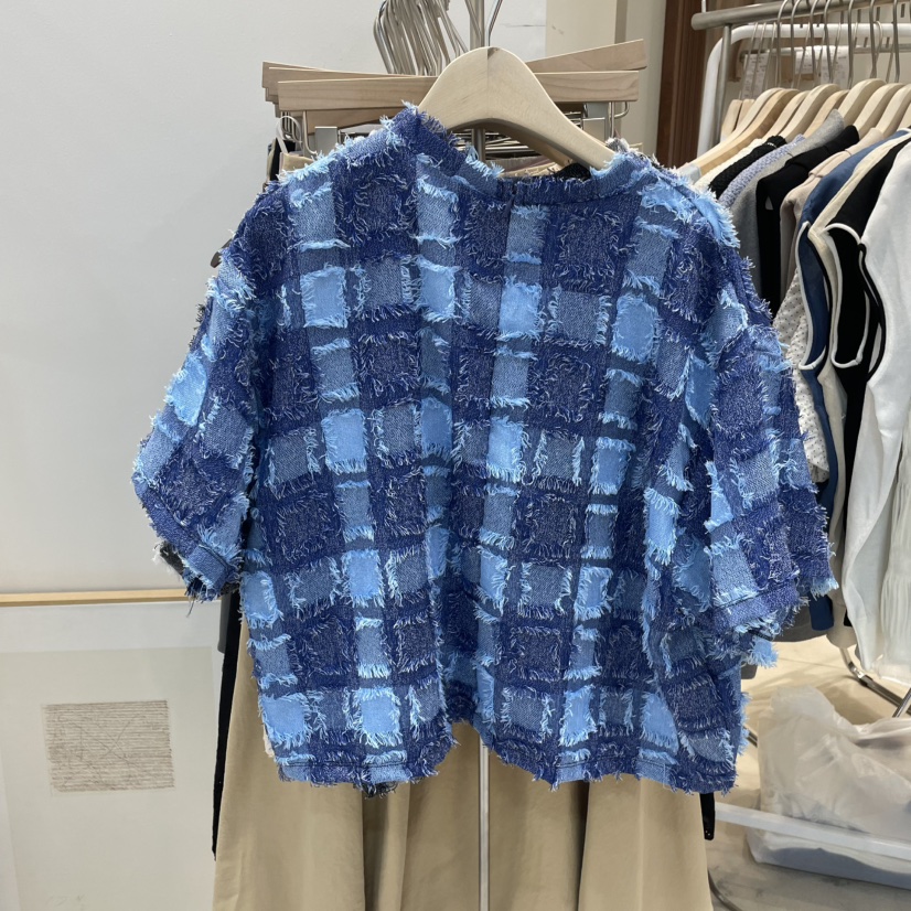 J&C韓國直郵㊣女裝新品25春夏休閑熱賣職業推薦人氣T恤J&C/J.BLANCT恤