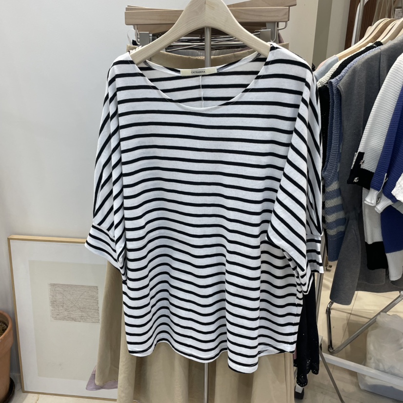 J&amp;C韓國直郵㊣女裝新品人氣推薦休閑時尚熱賣職業25春夏T恤J&C/J.BLANCT恤圖色4