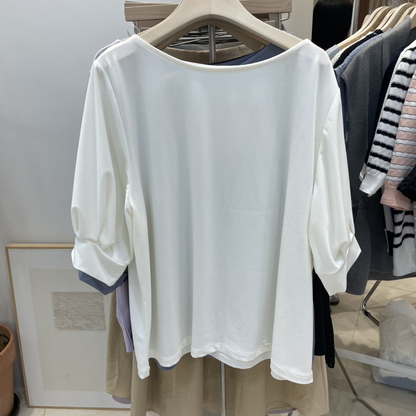 J&C直郵韓國代購㊣女裝新品時尚職業25春夏休閑熱賣T恤J&C/J.BLANCT恤圖色2