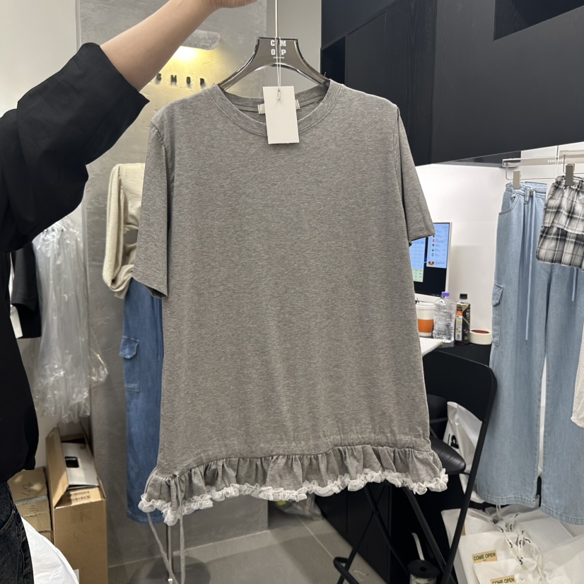 COME OPEN直郵韓國代購㊣女裝新品推薦職業人氣25春夏時尚T恤COME OPENT恤圖色3