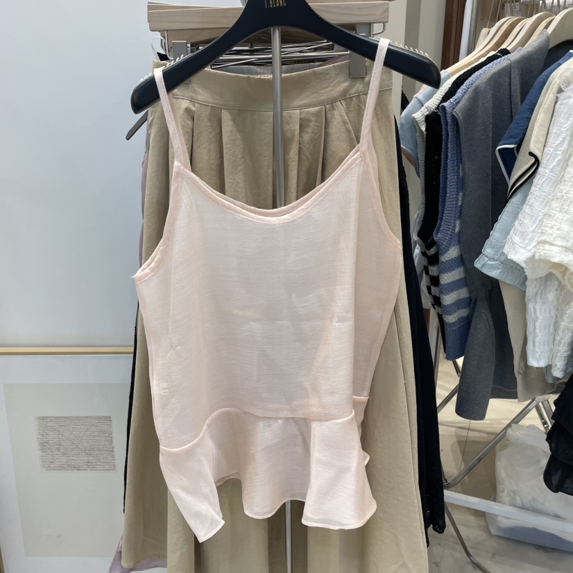 J&C韓國㊣直郵東大門代購女裝新品熱賣25春夏吊帶背心J&C/J.BLANC吊帶/背心圖色3