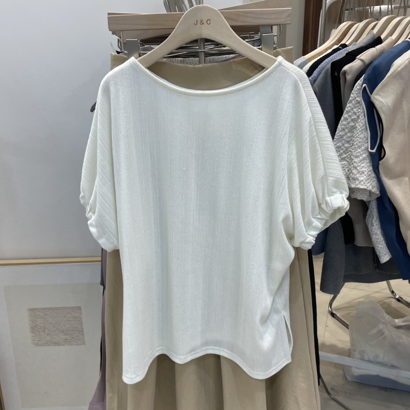 J&amp;C韓國㊣直郵東大門代購女裝新品人氣25春夏時尚職業T恤J&C/J.BLANCT恤圖色3