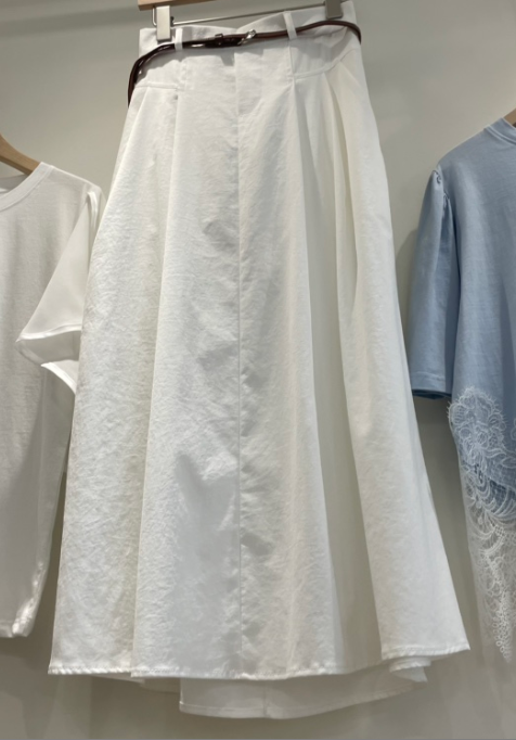 J&amp;C韓國直郵㊣女裝新款推薦職業25春夏時尚長裙含腰帶J&C/J.BLANC長裙圖色3