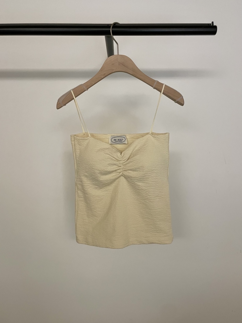 BOLD-A直郵韓國代購㊣女裝新款熱賣職業25春夏時尚吊帶背心RE BOLD吊帶/背心圖色1