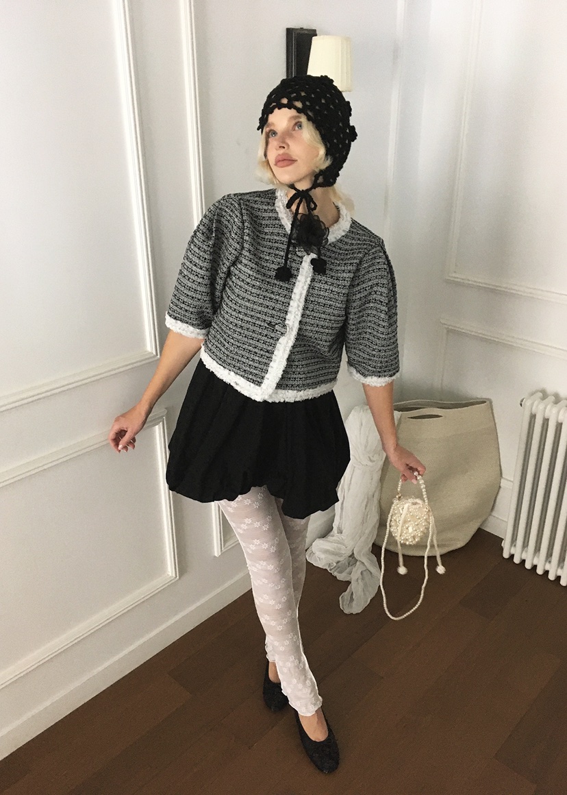 CLODE直郵韓國代購㊣女裝新品25春夏時尚人氣熱賣推薦夾克花呢CLODE夾克