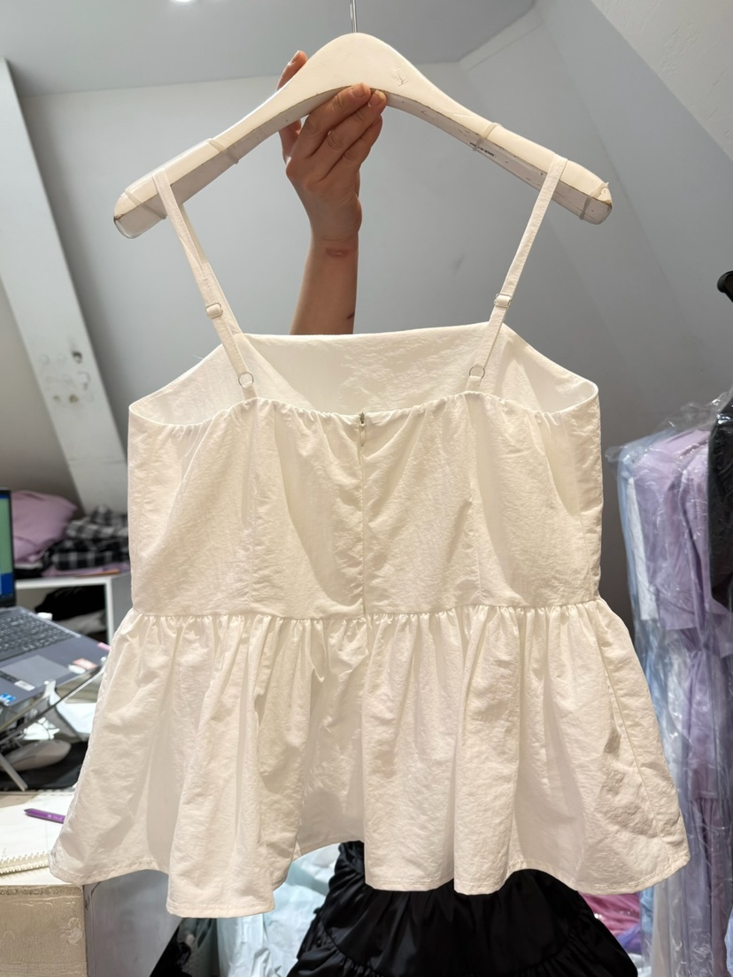 BELITA-L直郵韓國代購㊣女裝新品休閑職業時尚吊帶背心口袋BELITA-L吊帶/背心