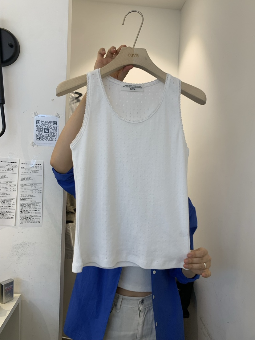 OUVIR韓國㊣直郵東大門代購女裝新款人氣推薦熱賣25春夏吊帶背心O.V.R/OUVIR吊帶/背心