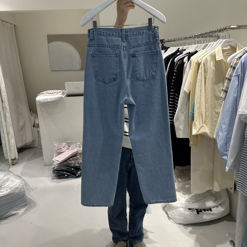 LORING RE I韓國直郵㊣女裝新款25春夏熱賣推薦休閑牛仔褲LORING RE-I/BARE牛仔褲
