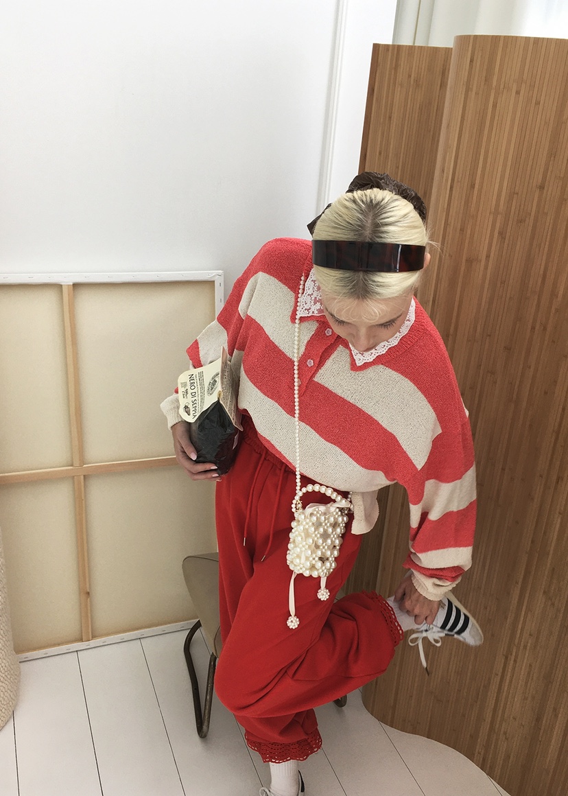 CLODE韓國直郵㊣東大門實拍女裝新款25春夏熱賣人氣休閑針織衫CLODE針織衫