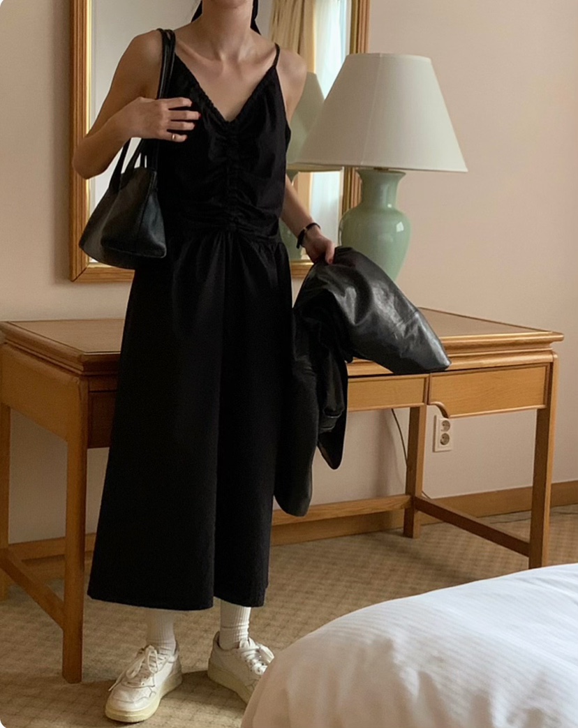 A Flan韓國直郵㊣女裝新款25春夏休閑人氣時尚推薦熱賣連衣裙AFN/A Flan連衣裙