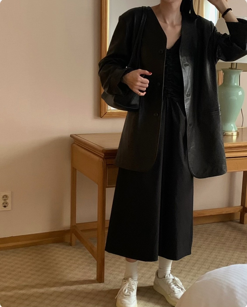 A Flan韓國直郵㊣女裝新款25春夏休閑人氣時尚推薦熱賣連衣裙AFN/A Flan連衣裙