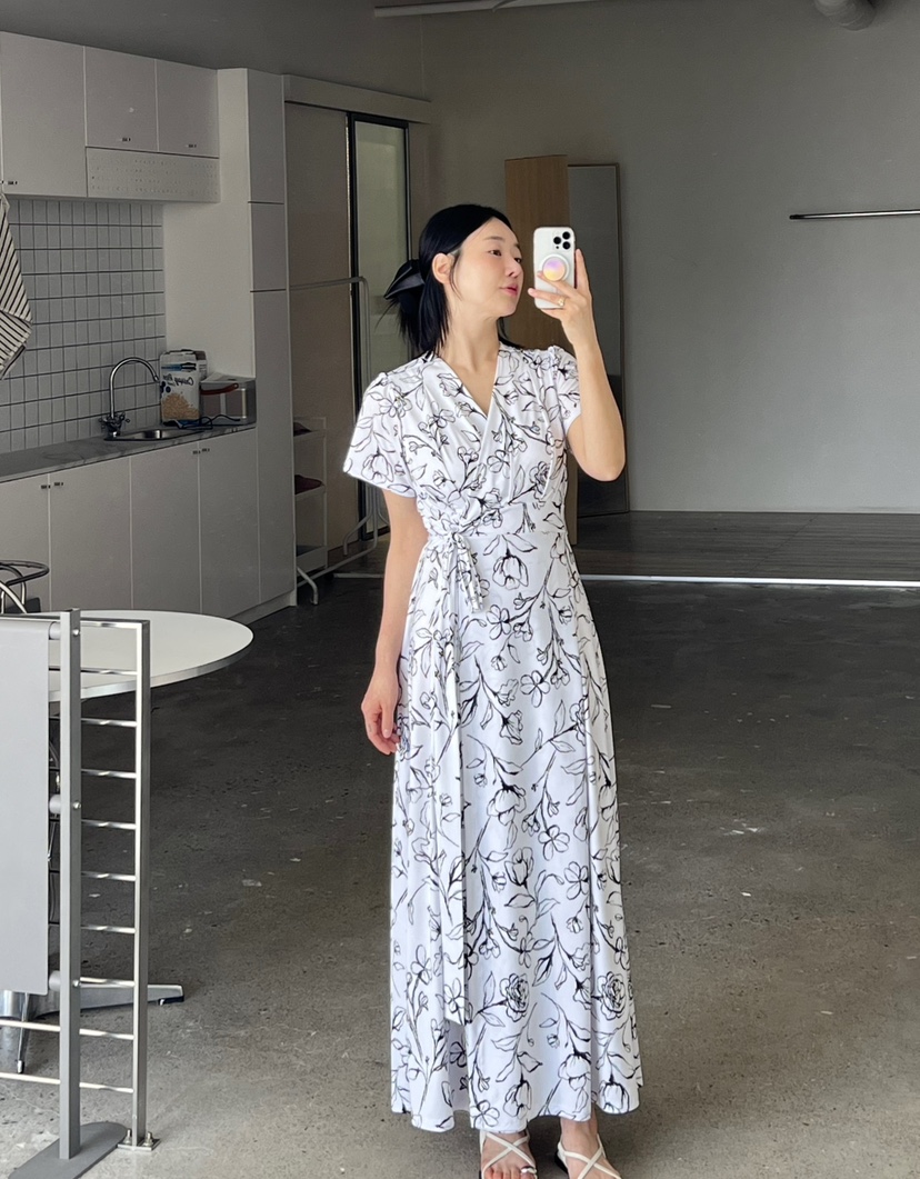 VERNI韓國㊣直郵東大門代購女裝新款時尚職業休閑人氣連衣裙VERNI連衣裙
